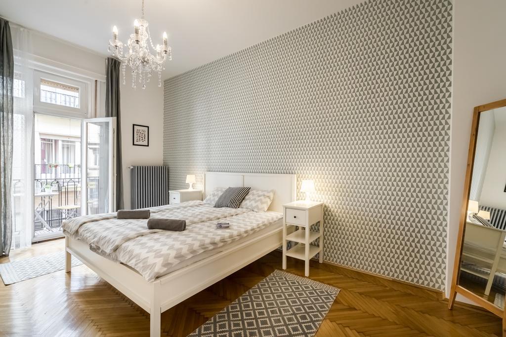 Bpr Charming Design Apartment With Balcony, A/C Budapest Eksteriør billede